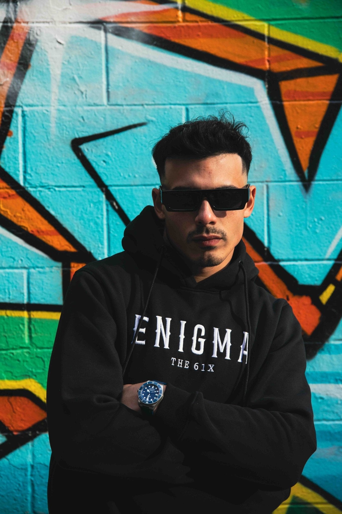 Enigma Hoodie Chest Embroidered - Enigma