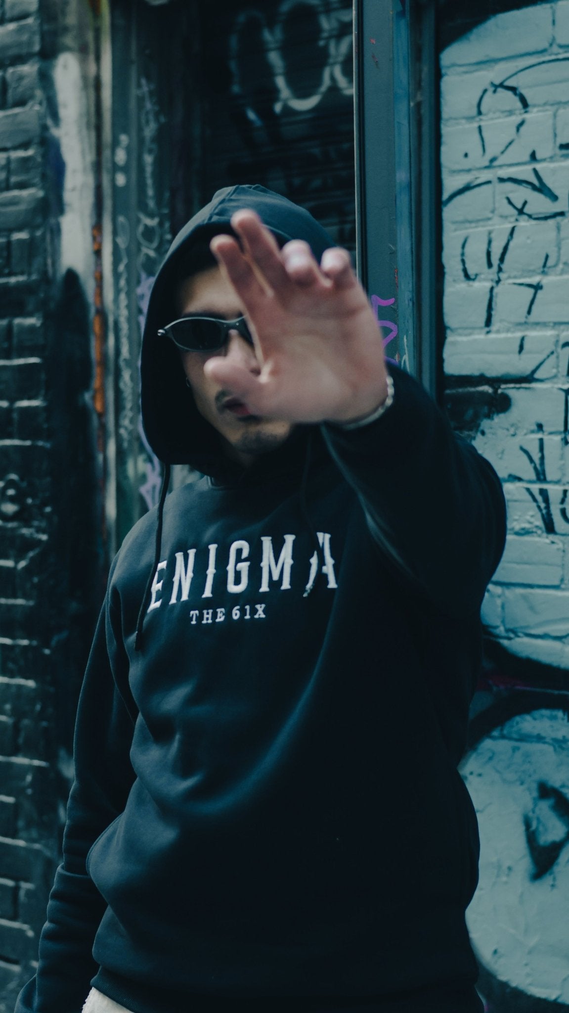 Enigma Hoodie Chest Embroidered - Enigma